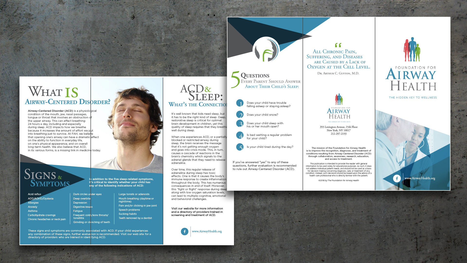 Brochure Design – Foundation for Airway Health